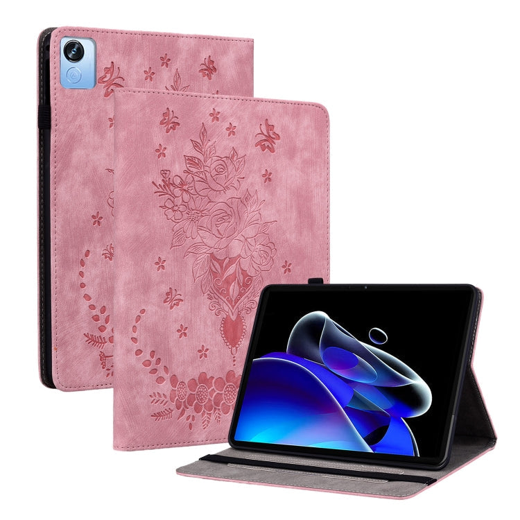 Butterfly Rose Embossed Leather Tablet Case My Store