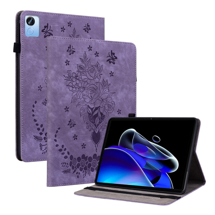 Butterfly Rose Embossed Leather Tablet Case My Store