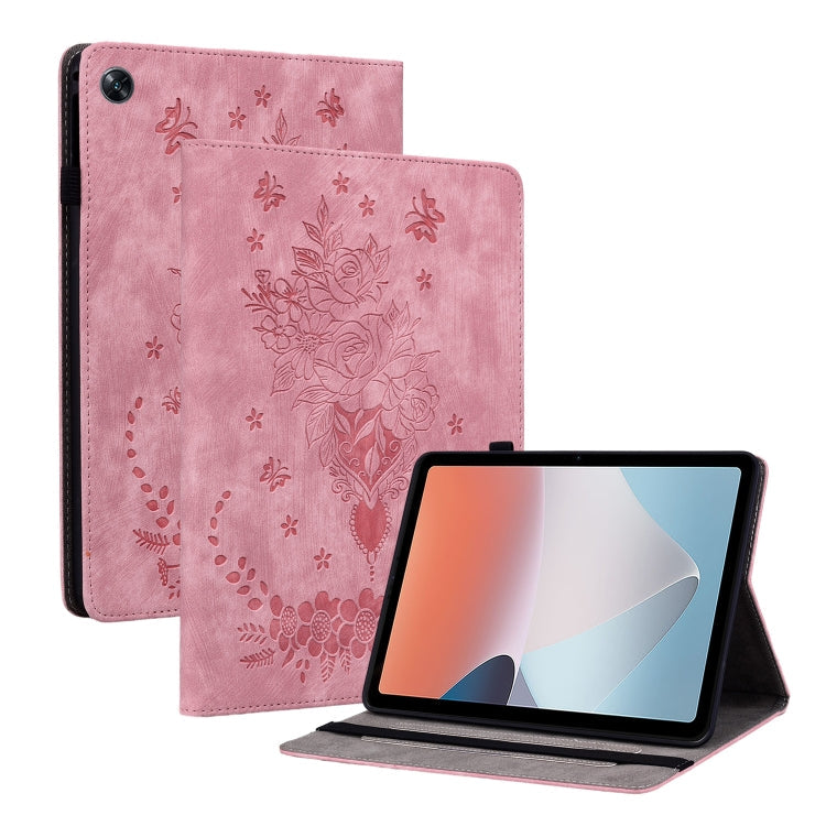 Butterfly Rose Embossed Leather Tablet Case My Store