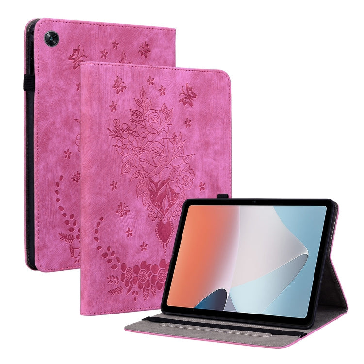 Butterfly Rose Embossed Leather Tablet Case My Store