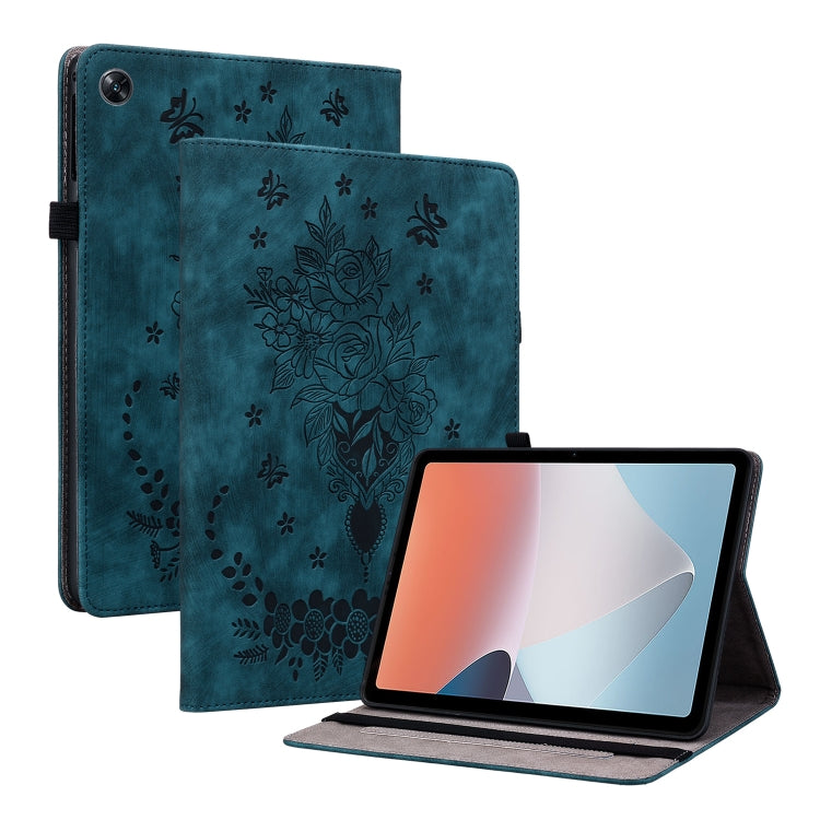 Butterfly Rose Embossed Leather Tablet Case My Store