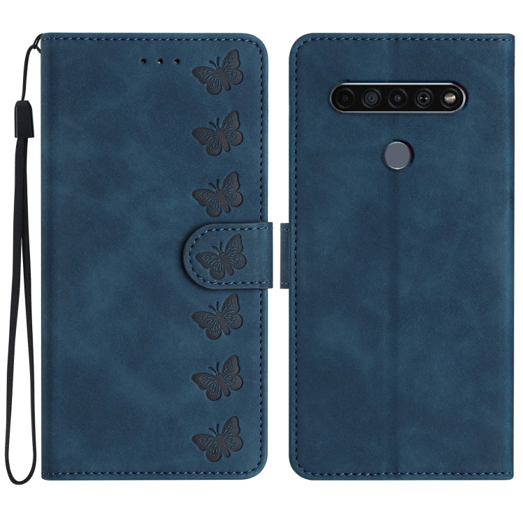 Seven Butterflies Embossed Leather Phone Case My Store