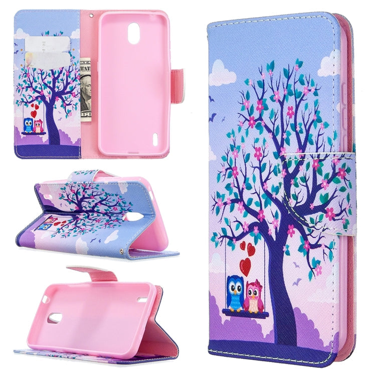 Colored Drawing Pattern Horizontal Flip Leather Case with Holder & Card Slots & Wallet My Store