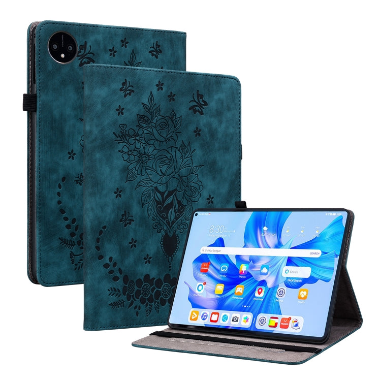 Butterfly Rose Embossed Leather Tablet Case My Store