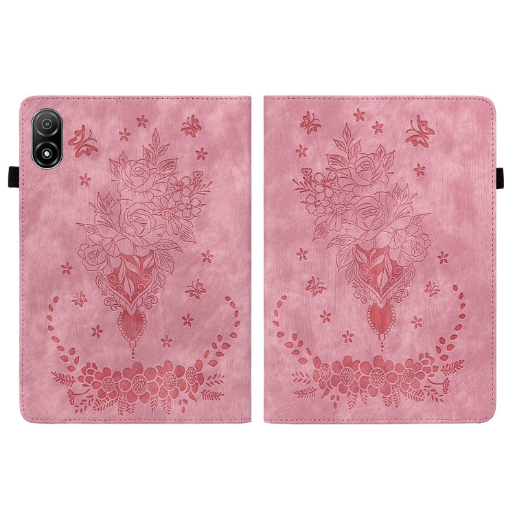 Butterfly Rose Embossed Leather Tablet Case My Store