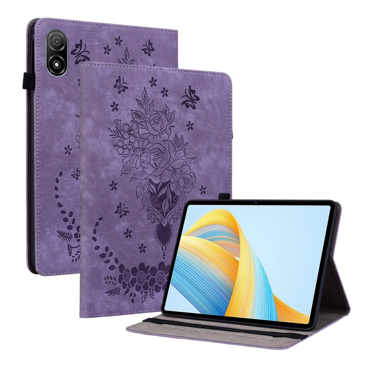 Butterfly Rose Embossed Leather Tablet Case My Store