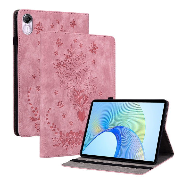 Butterfly Rose Embossed Leather Tablet Case My Store