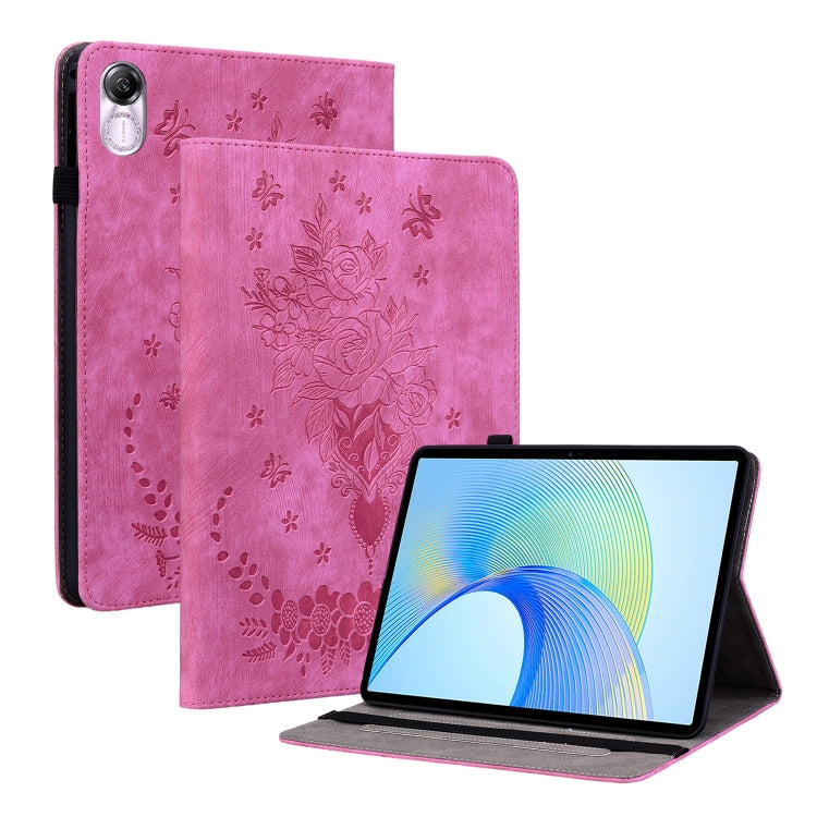 Butterfly Rose Embossed Leather Tablet Case My Store