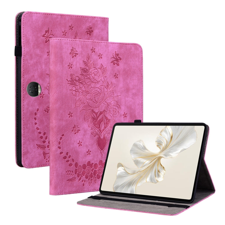 Butterfly Rose Embossed Leather Tablet Case My Store