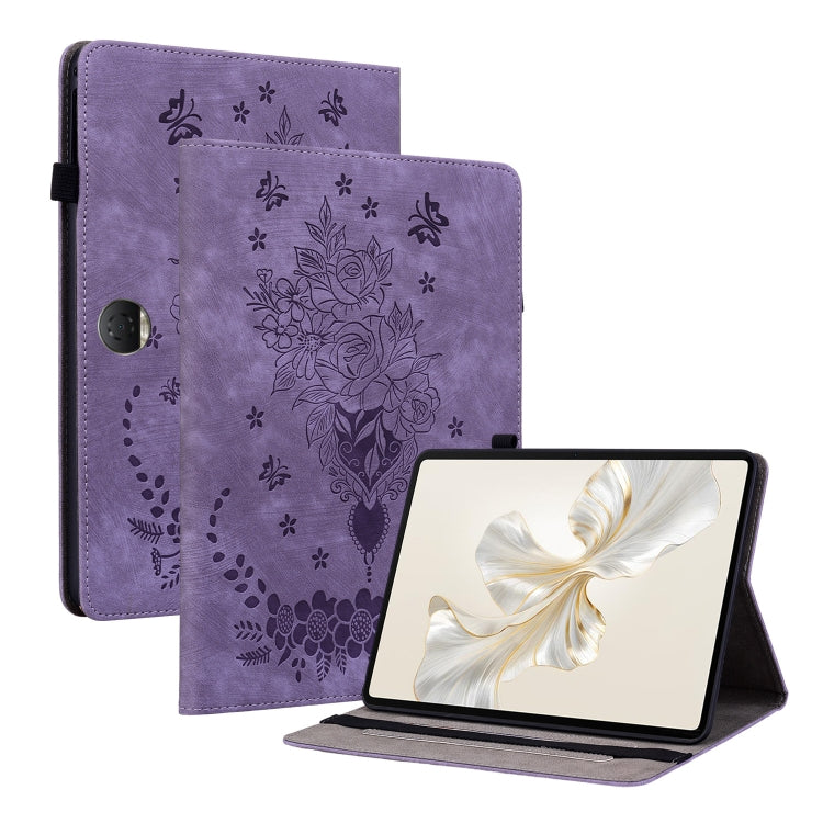 Butterfly Rose Embossed Leather Tablet Case My Store