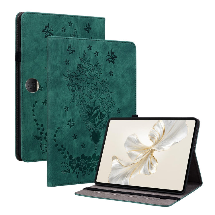 Butterfly Rose Embossed Leather Tablet Case My Store