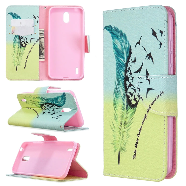 Colored Drawing Pattern Horizontal Flip Leather Case with Holder & Card Slots & Wallet My Store