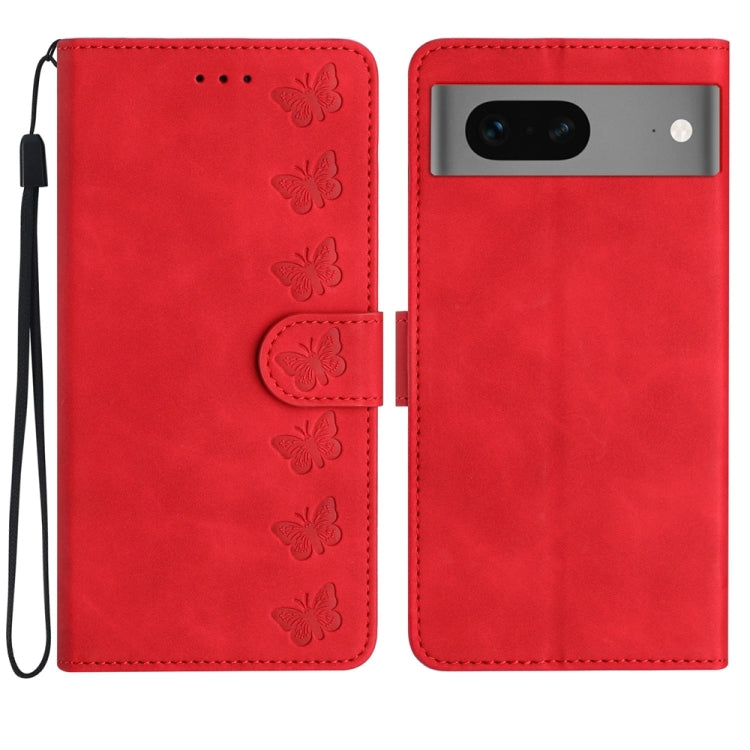 Seven Butterflies Embossed Leather Phone Case, Series 1 My Store