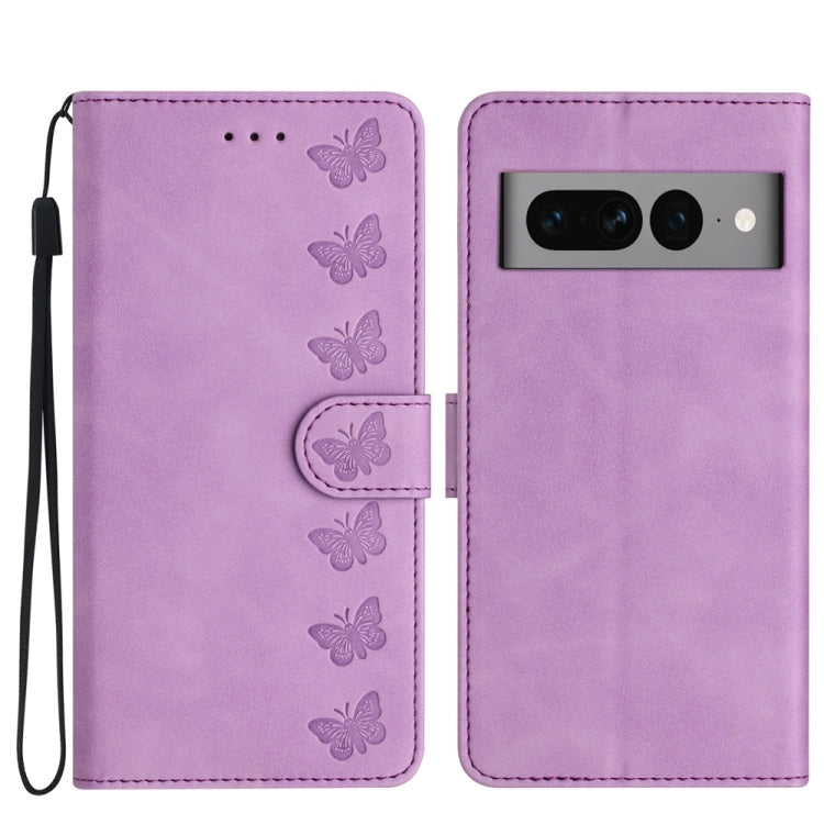 Seven Butterflies Embossed Leather Phone Case, Series 1 My Store