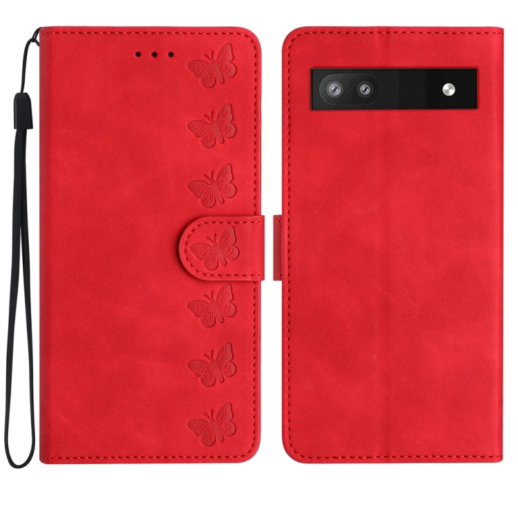 Seven Butterflies Embossed Leather Phone Case, Series 1 My Store