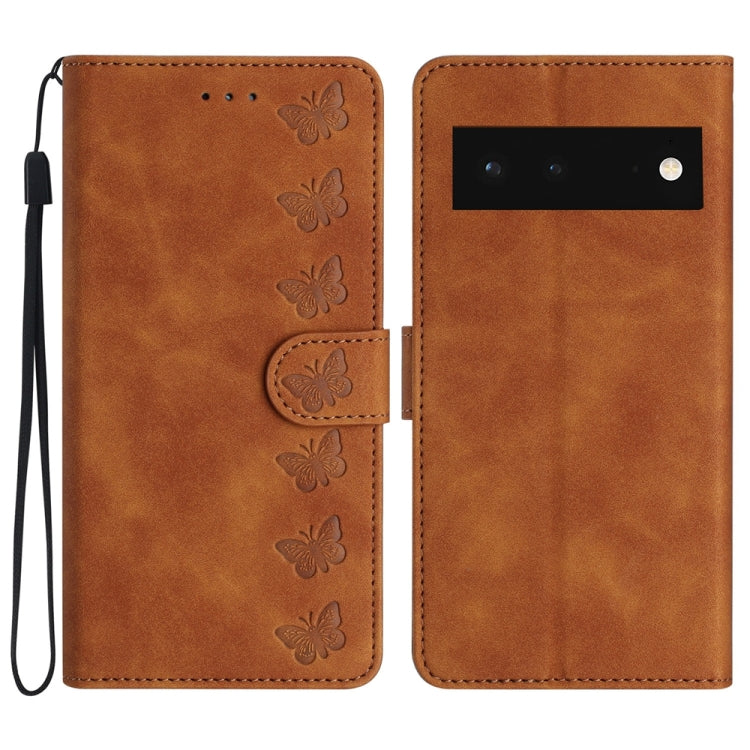 Seven Butterflies Embossed Leather Phone Case, Series 2 My Store