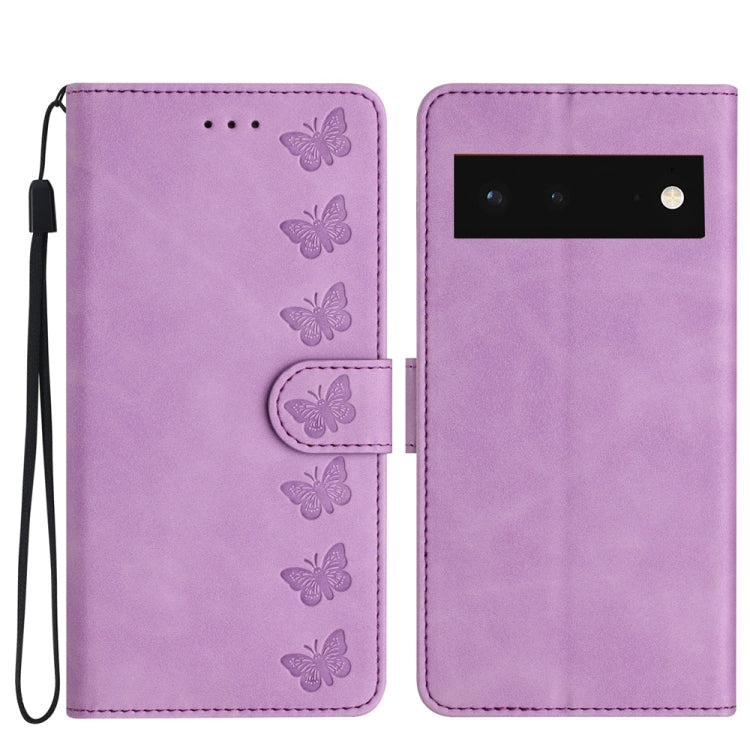 Seven Butterflies Embossed Leather Phone Case, Series 2 My Store