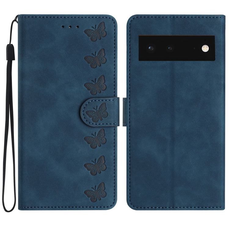 Seven Butterflies Embossed Leather Phone Case, Series 2 My Store