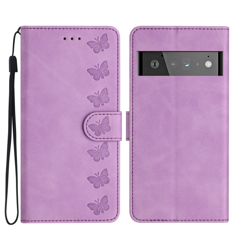 Seven Butterflies Embossed Leather Phone Case, Series 1 My Store