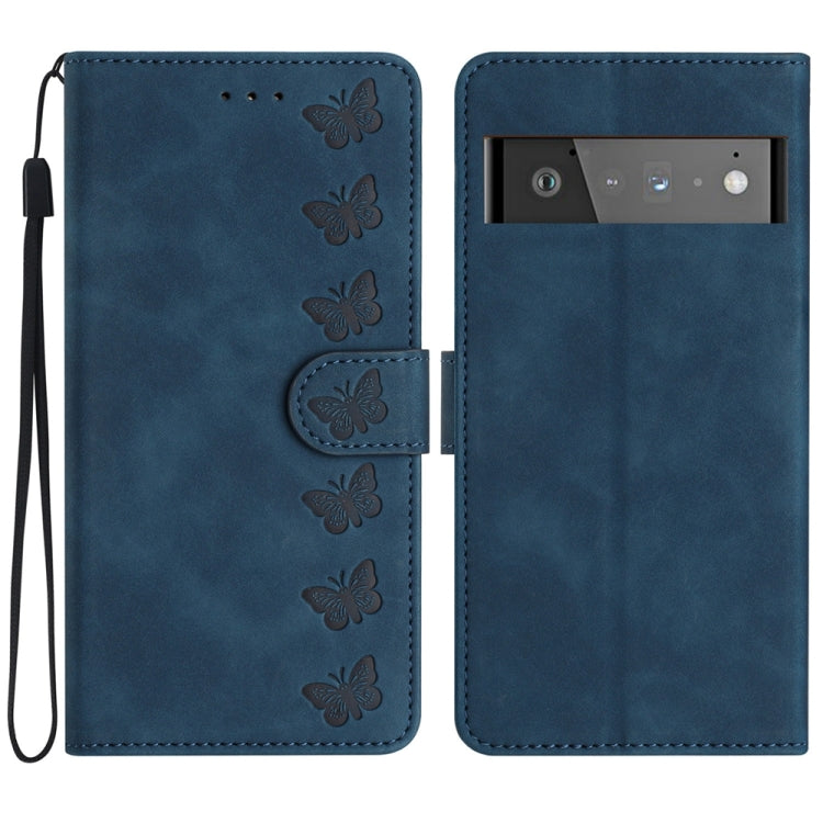 Seven Butterflies Embossed Leather Phone Case, Series 1 My Store