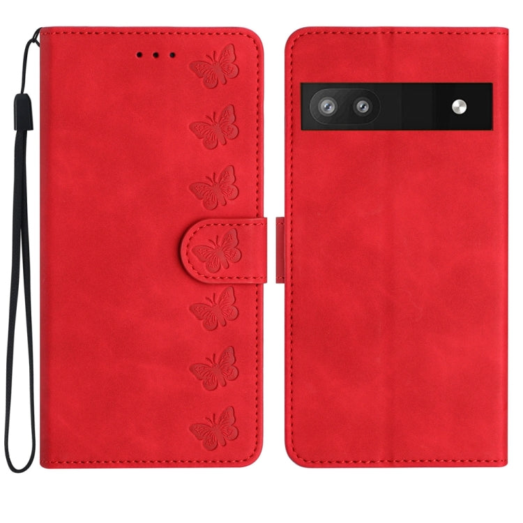 Seven Butterflies Embossed Leather Phone Case, Series 2 My Store