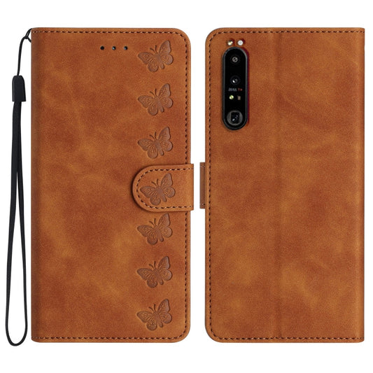 Seven Butterflies Embossed Leather Phone Case, Series 1 My Store