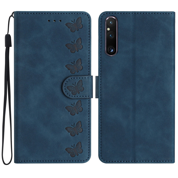 Seven Butterflies Embossed Leather Phone Case, Series 2 My Store