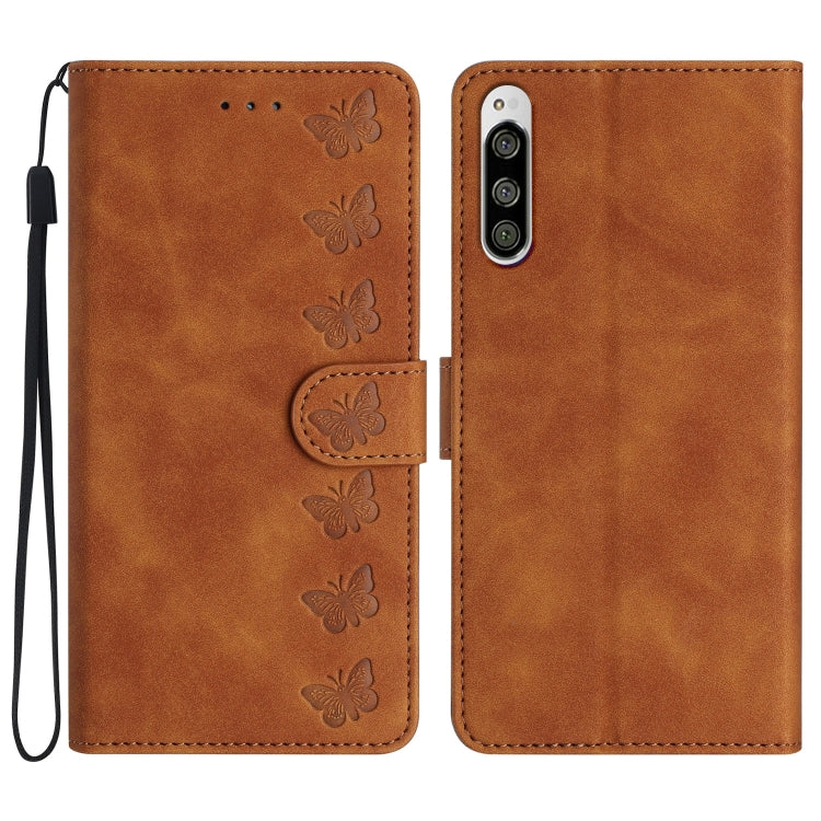 Seven Butterflies Embossed Leather Phone Case, Series 2 My Store