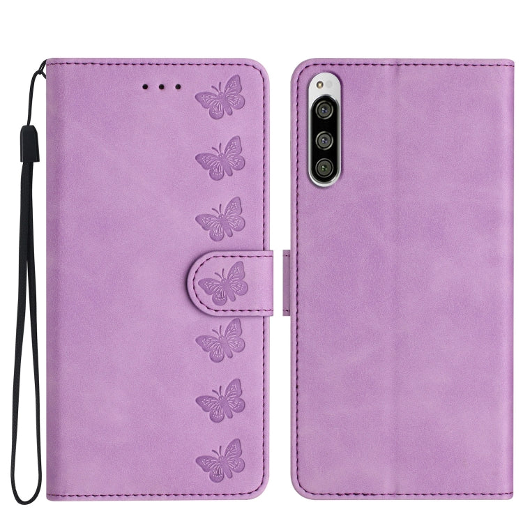 Seven Butterflies Embossed Leather Phone Case, Series 2 My Store