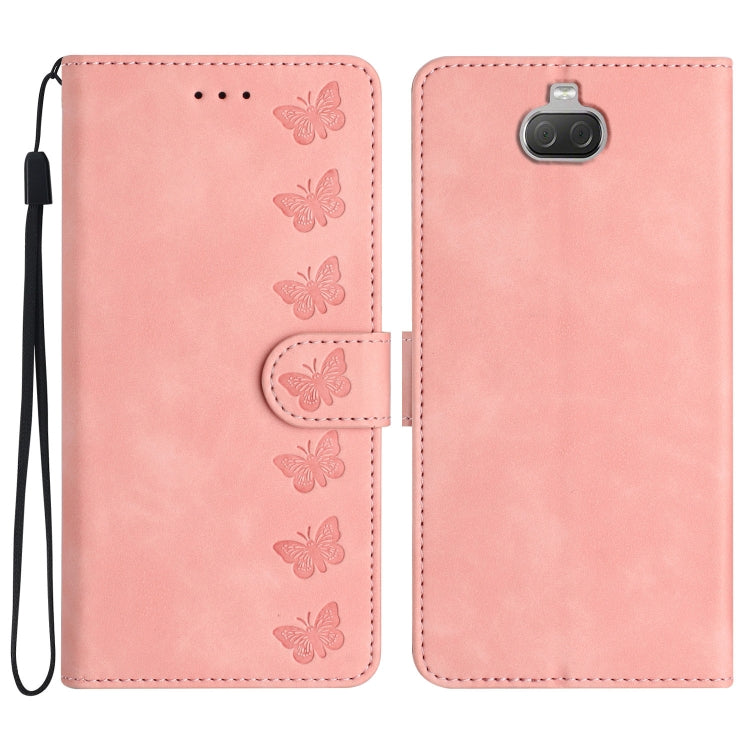 Seven Butterflies Embossed Leather Phone Case, Series 1 My Store