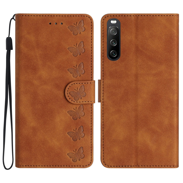 Seven Butterflies Embossed Leather Phone Case, Series 1 My Store