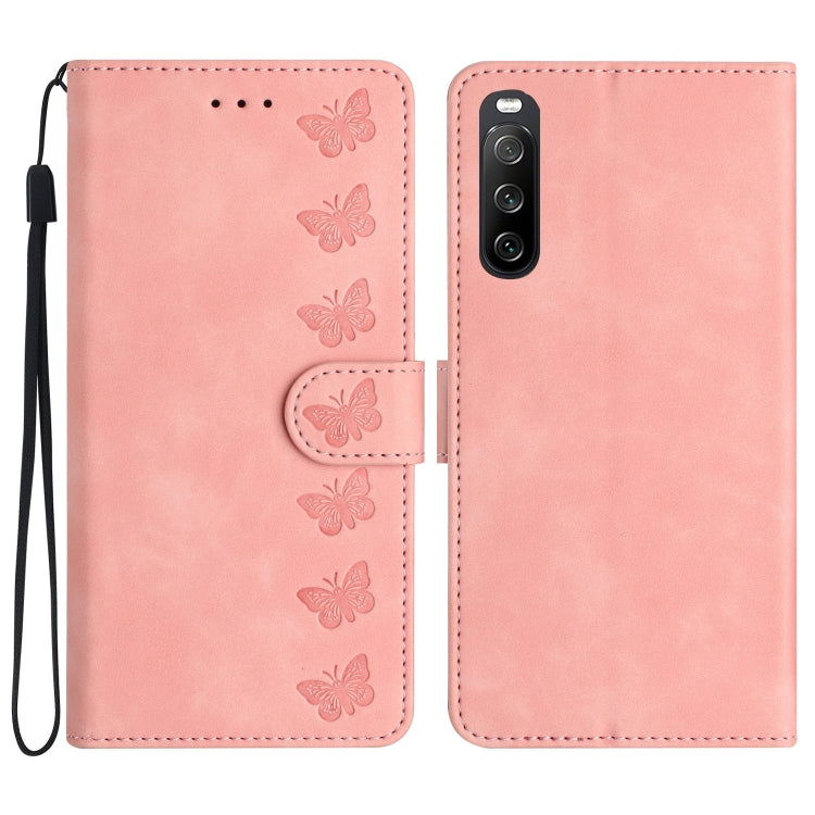 Seven Butterflies Embossed Leather Phone Case, Series 1 My Store