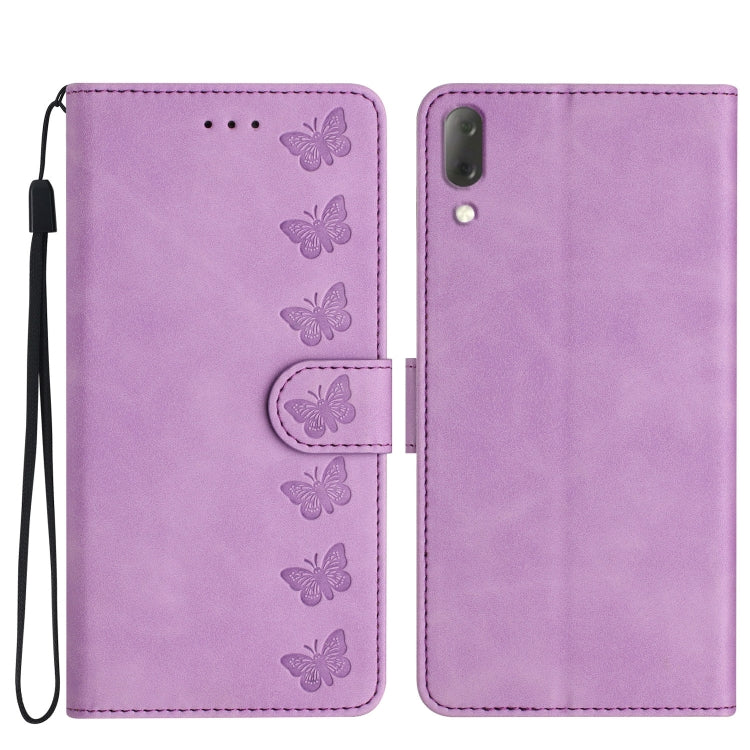 Seven Butterflies Embossed Leather Phone Case, Series 2 My Store