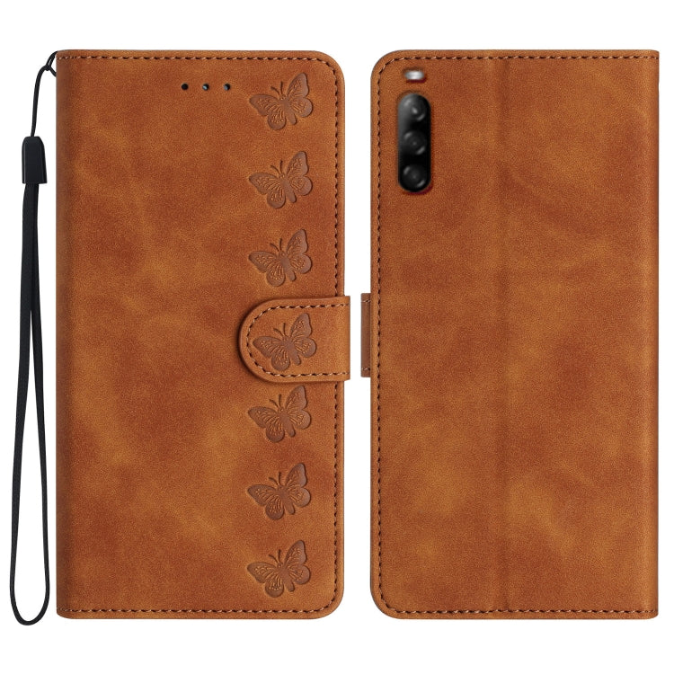 Seven Butterflies Embossed Leather Phone Case, Series 2 My Store