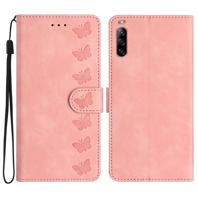 Seven Butterflies Embossed Leather Phone Case, Series 2 My Store