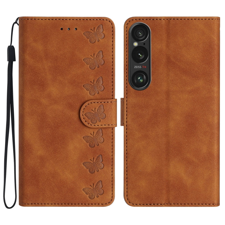 Seven Butterflies Embossed Leather Phone Case, Series 1 My Store