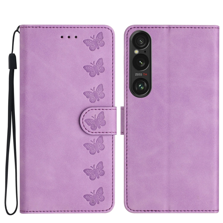 Seven Butterflies Embossed Leather Phone Case, Series 1 My Store