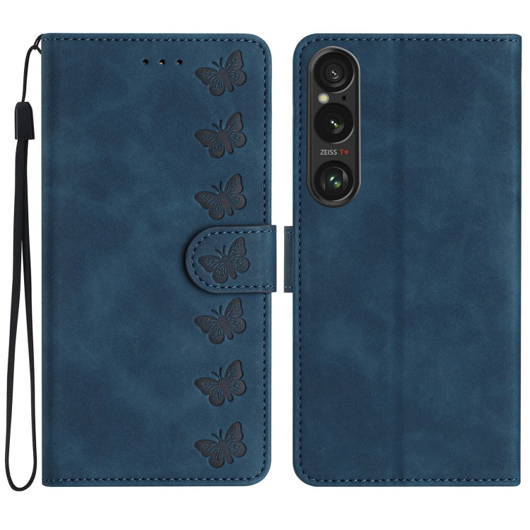 Seven Butterflies Embossed Leather Phone Case, Series 1 My Store