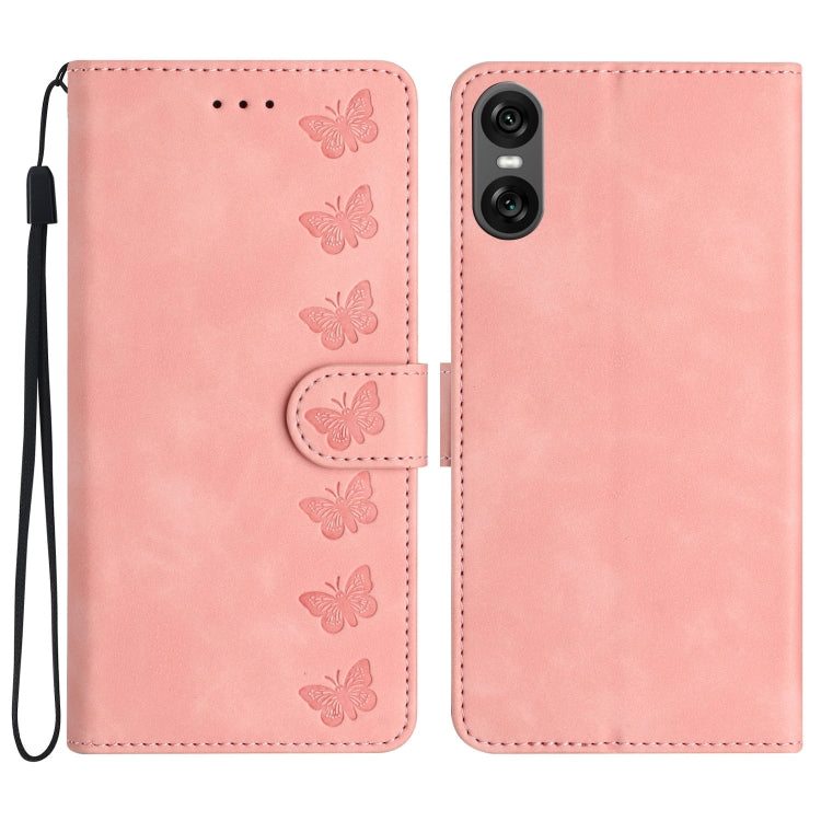 Seven Butterflies Embossed Leather Phone Case, Series 1 My Store