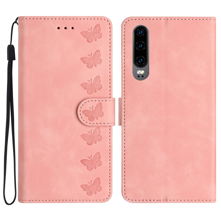 Seven Butterflies Embossed Leather Phone Case, Series 1