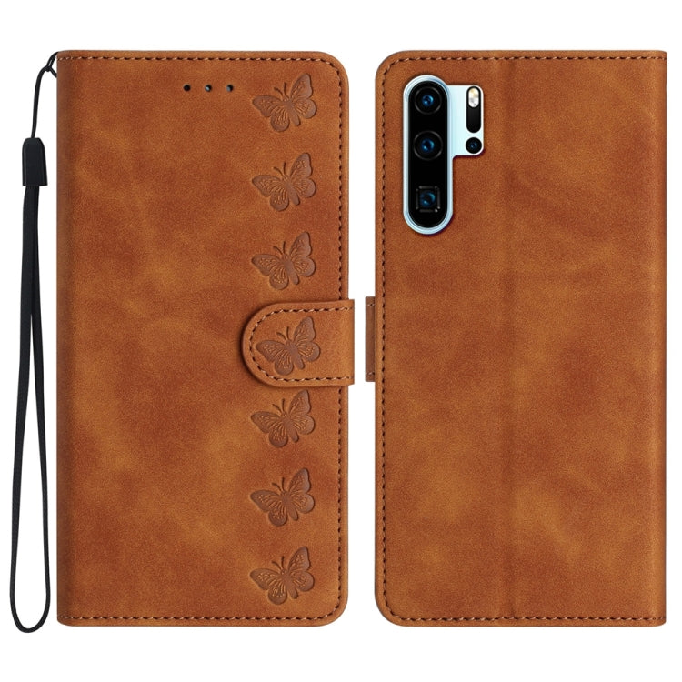 Seven Butterflies Embossed Leather Phone Case, Series 1