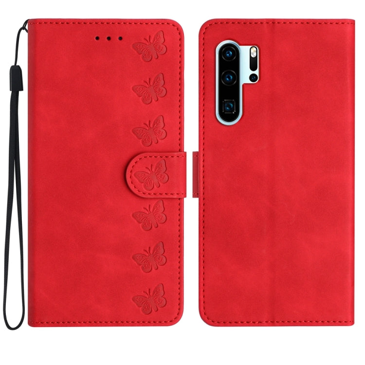 Seven Butterflies Embossed Leather Phone Case, Series 1