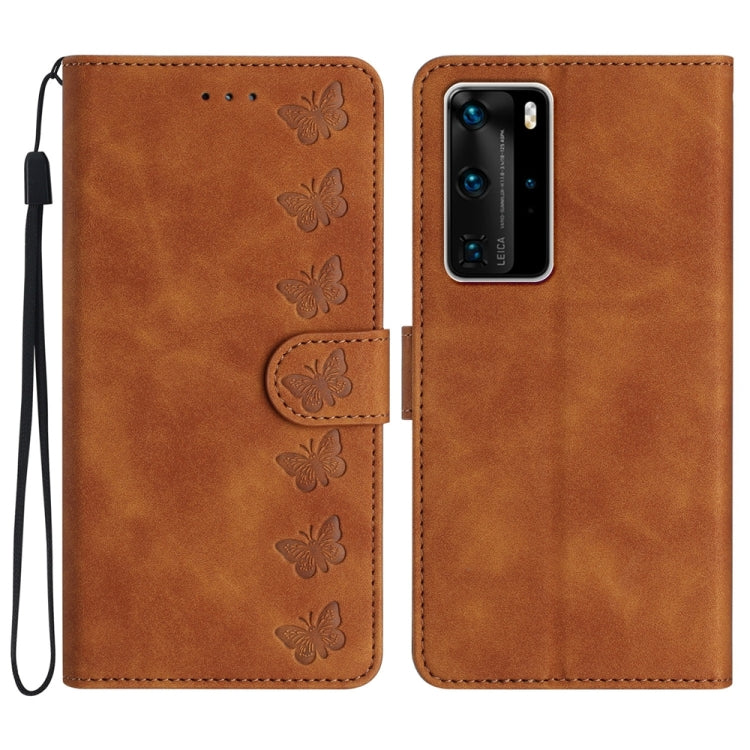 Seven Butterflies Embossed Leather Phone Case, Series 2 My Store