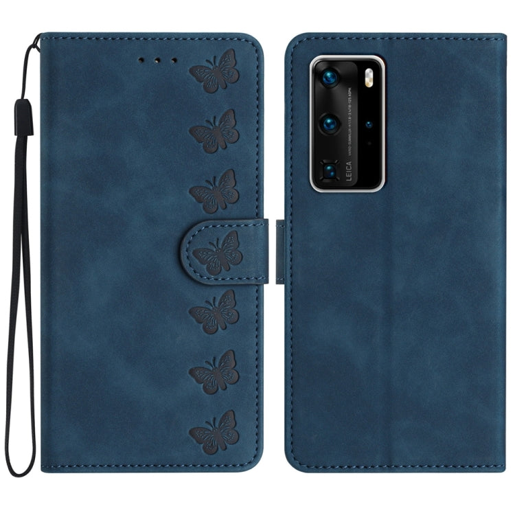 Seven Butterflies Embossed Leather Phone Case, Series 2