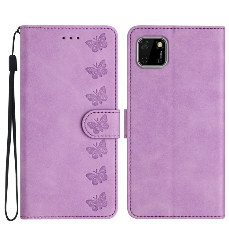 Seven Butterflies Embossed Leather Phone Case, Series 1