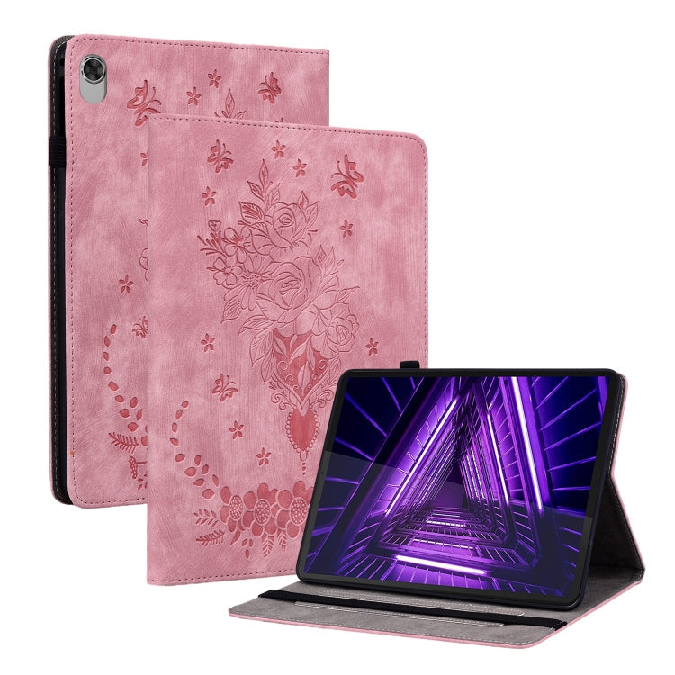 Butterfly Rose Embossed Leather Tablet Case, Series 1