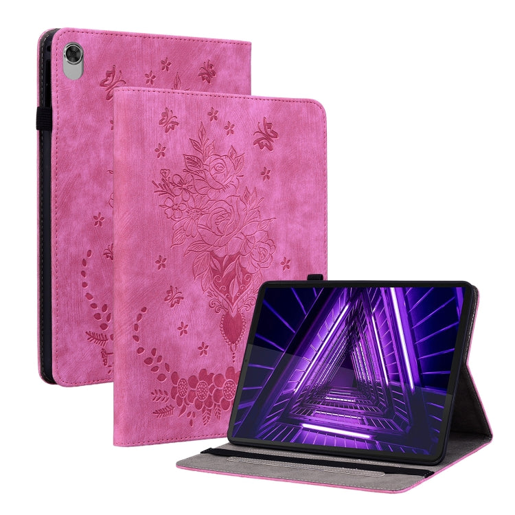 Butterfly Rose Embossed Leather Tablet Case, Series 1