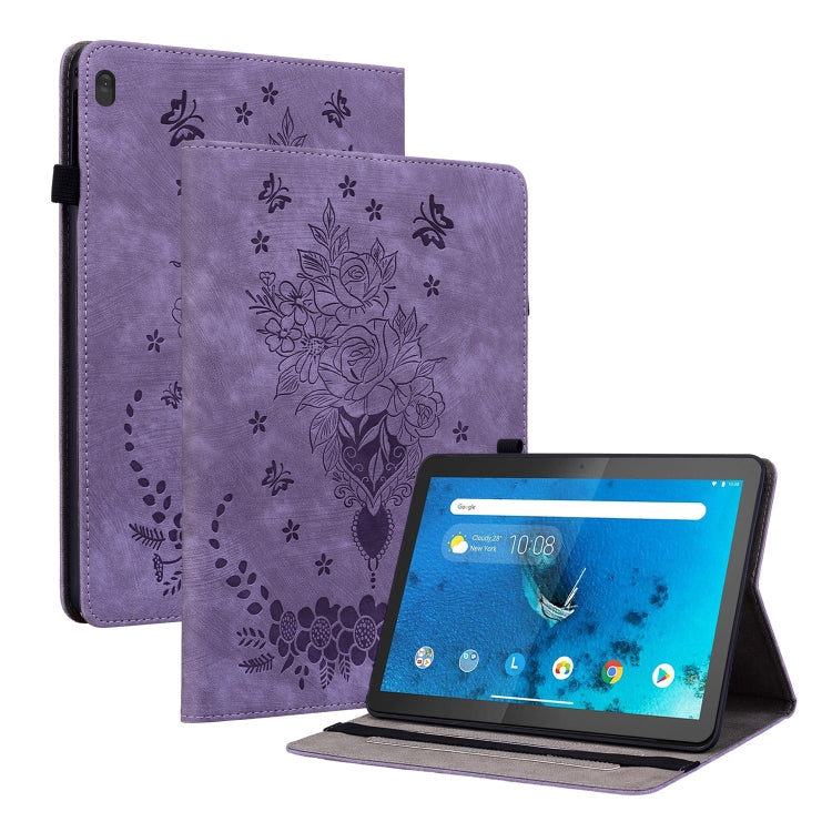 Butterfly Rose Embossed Leather Tablet Case, Series 2