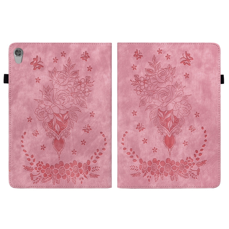 Butterfly Rose Embossed Leather Tablet Case, Series 3 My Store