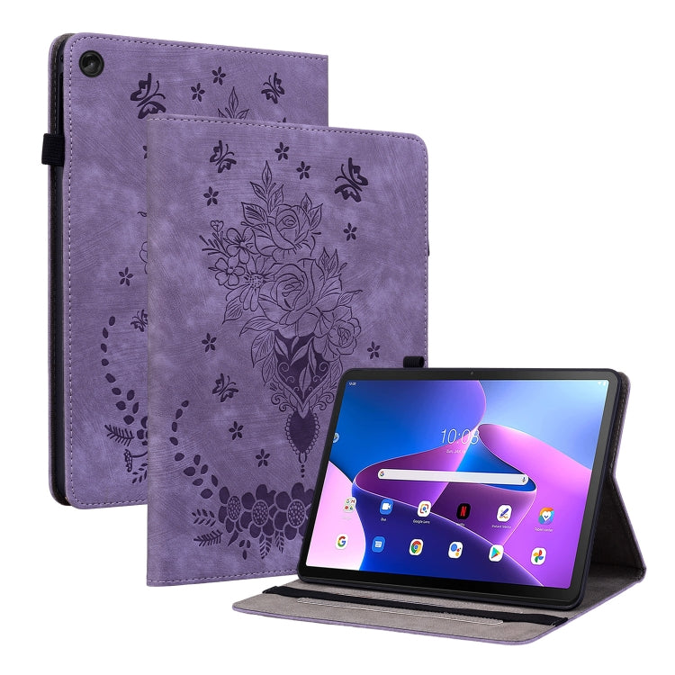 Butterfly Rose Embossed Leather Tablet Case, Series 1 My Store